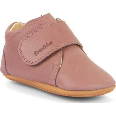 Froddo Kožené barefoot capáčky Prewalkers kotníkové růžové – Zboží Dáma