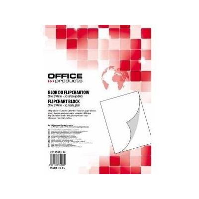 Office Products Block for Flipchar 58.5 x 81cm, 50 sheets (20135813-14)