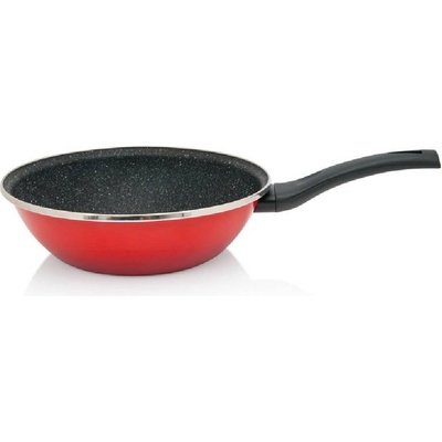 Metalac Posude 26 см емайлиран червен тиган Metalac Posude от серия GRANIT INDUCTION (3075031)
