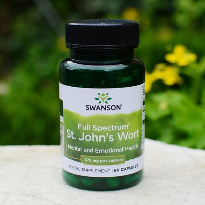 Swanson St. John's Wort Třezalka tečkovaná 375 mg 60 kapsúl
