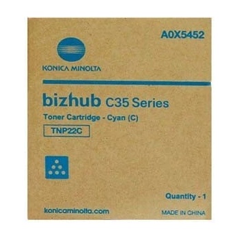 Konica Minolta TNP-22C лазурен (cyan) оригинален тонер (A0X5452)