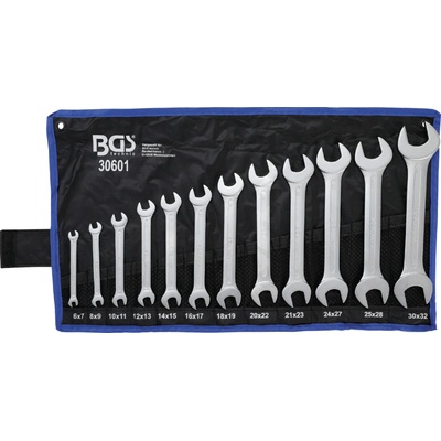 BGS technic Sada oboustranných plochých klíčů 6 - 32 mm 12dílná BGS 30601