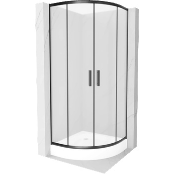 Mexen Rio 70x70 cm + tray round