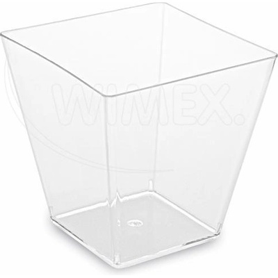 WIMEX s. r. o WIMEX s. r. o. Чаша за храна (PS) квадратна прозрачна 72 x 72 x 72 мм 230 ml [20 бр. ]