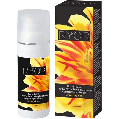 Ryor nočný krém s hedvábím beta-glukanem a arganovým olejom 50 ml