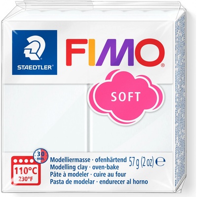 Fimo Modelovací hmota Soft biela 56 g