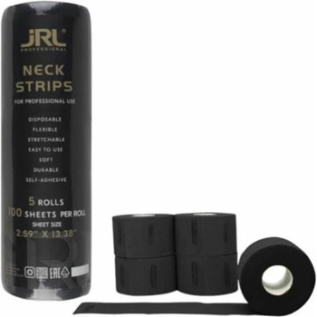 JRL Black papier na ochranu krku biely 5 x 100 ks