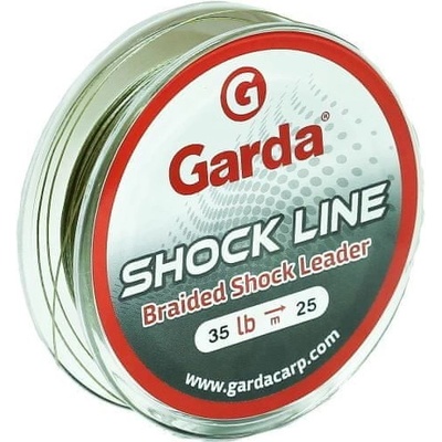 Garda Šnúra Shock Line Zelená 25m 35lb