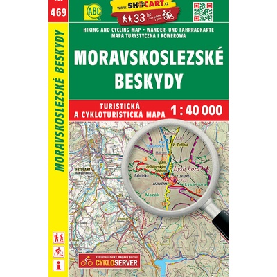 Moravskoslezské Beskydy 1:40 000