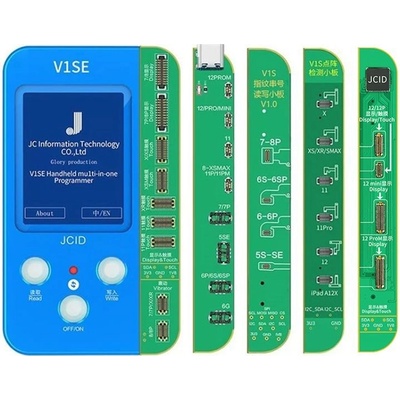JC V1SE Programmer + LCD, Battery, Fingerprint, Face ID & 12-series Boards (iPhone 7 - 12 Pro Max)