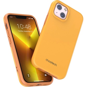 Choetech Удароустойчив кейс Choetech MFM за iPhone 13, съвместим с MagSafe, оранжев (PC0112-MFM-YE) (01.05.01.XX-PC0112-MFM-YE)