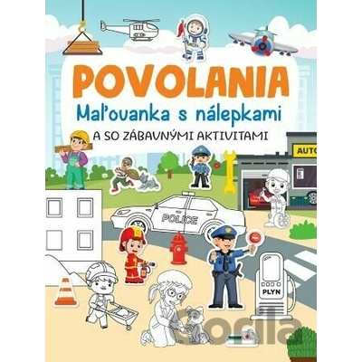 Povolania - Maľovanka s nálepkami - Foni book