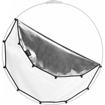 Manfrotto HaloCompact odrazná plocha 82 cm stříbrná/bílá (bez rámu)