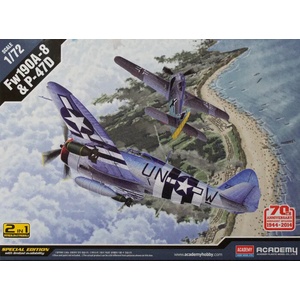 Academy Комплект два самолета Fw190A-8 и P-47D (12513)