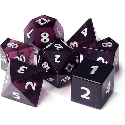 Sada skleněných kostek Tajemná noc