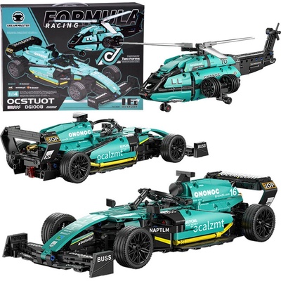 JOKO Technická stavebnica Formula F1 a Vrtulník 2v1 736ks