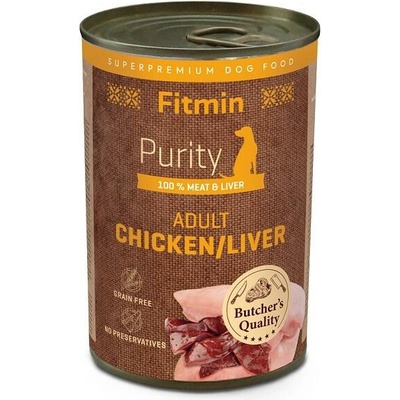 Fitmin Dog Purity Chicken with Liver 6 x 400 g