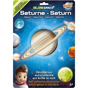 Image 1 of Buki France Фосфоресцираща планета Сатурн buki 3df4 (bk3df4)