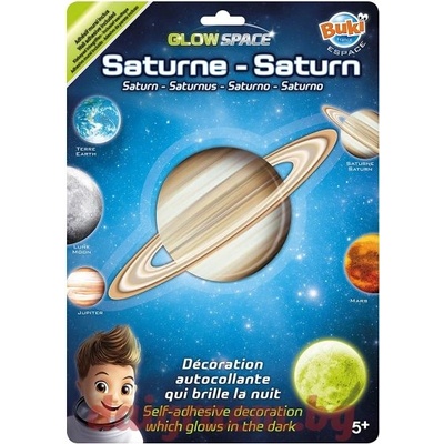 Buki France Фосфоресцираща планета Сатурн buki 3df4 (bk3df4)