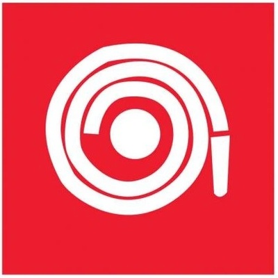 APLI самозалепващ стикер "Противопожарен маркуч (10702178)