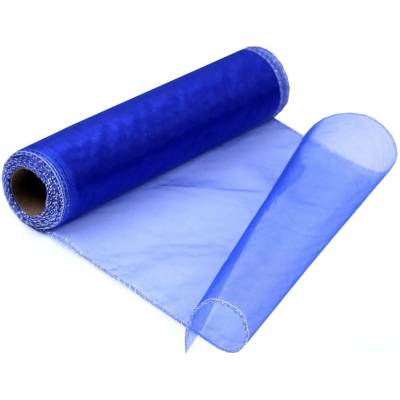Prima-obchod Organza šíře 21 cm, barva 40 modrá kobaltová