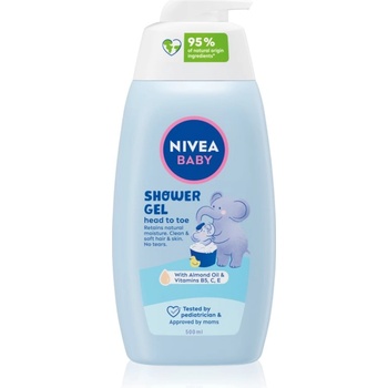 Nivea BABY душ гел за тяло и коса 500ml