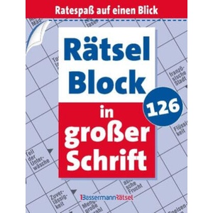 Rätselblock in großer Schrift 126 | Eberhard Krüger (2025)