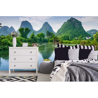 DIMEX ART Самозалепваща се флизелинова фототапета карстов планински пейзаж 375 x 250 см