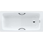 KALDEWEI Advantage - Правоъгълна вана Cayono Star 754, 160x70 см, с отвори за дръжки, противоплъзгаща повърхност, бяла 275430000001 (275430000001)