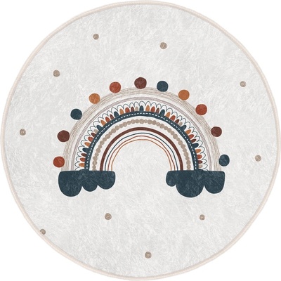 Mila Home Кремав детски килим ø 100 cm Comfort - Mila Home (HKG-HaliRound-Comfort-10577-100x100)