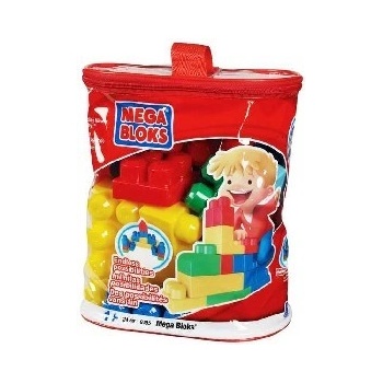Mega Bloks Mega Kostky v plastovém pytli 24 ks