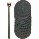 PROXXON Řezné vázané kotouče z oxidu hliníku 10ks/22mm + upínací stopka. 28808