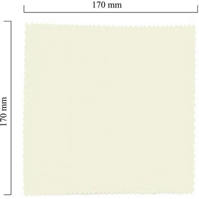 Blick-Punkt Handričku na okuliare z mikrovlákna jednofarebný - biely 170x170 mm