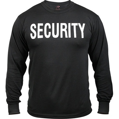 ROTHCO triko s SECURITY černé