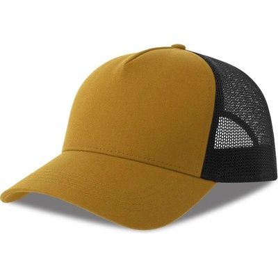 Atlantis Rapper Cotton-S 5 panelová Trucker šiltovka žltá Mustard čierna