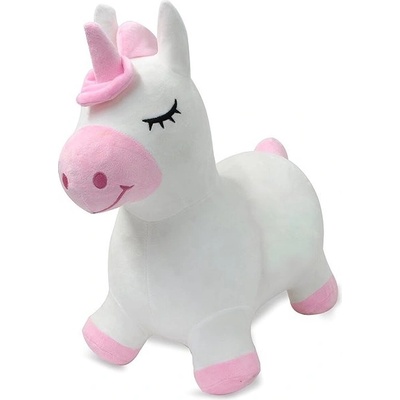 Jamara Nafukovací hopsací plyšový jednorožec