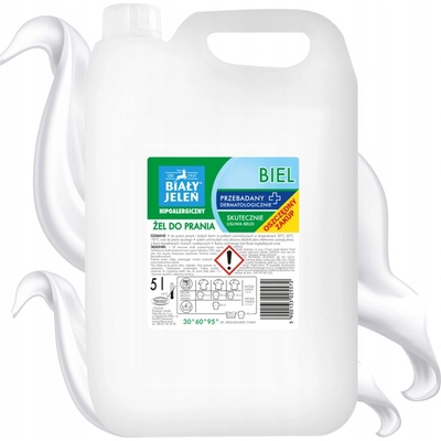 Biały Jeleń Hypoalergenní gel na praní bílé 5 l