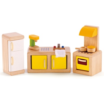 HaPe International Комплект дървени мини мебели Hape - Кухня (H3453)