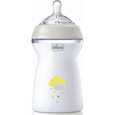 Chicco Шише Chicco - Natural Feeling, 3 капки, 330 ml, асортимент (N0203)