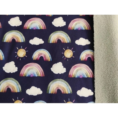 Softshell zimný Rainbow digital print