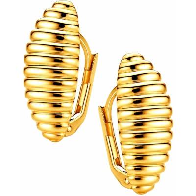 Zlaton Náušnice žluté zlato ovál visací 2.1cm 2.5g N29042602673