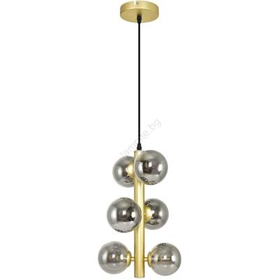 Brilagi - LED Пендел MILLA 6xG9/3W/230V златист/опушен (BG1810)