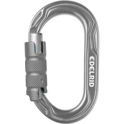 Edelrid Заключващ се карабинер Edelrid Kiwi Triple Locking carabiner - Silver - размер One Size (340-0048-0311)