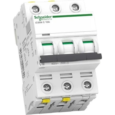 Schneider Electric A9F04310 Acti9 iC60N 3P 10A C 6kA
