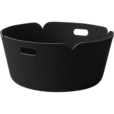 Muuto Restore Round Basket čierny