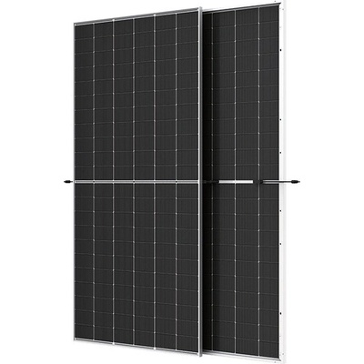 Trina Solar Фотоволтаичен модул Trina 620W, Vertex N, N-тип, i-TOPCon, бифасциален, двойно стъкло, сребърен рамка: 30mm, конектор TS4 (TSM-620NEG19RC.20)