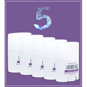 Schmidt’s 5 Промо Комплект Лавандула+Мента Travel Size