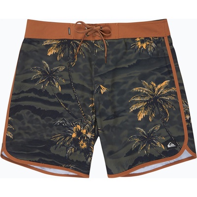Quiksilver Мъжки бански шорти Quiksilver Surfsilk Scallop 18 black sundown