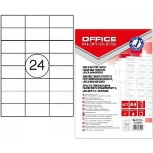 Office Products Labels Office Products A4 70x35mm white (100)