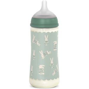 Suavinex Wonderland SX Pro Physiological Anti-Colic бебешко шише Green Bunny 360ml